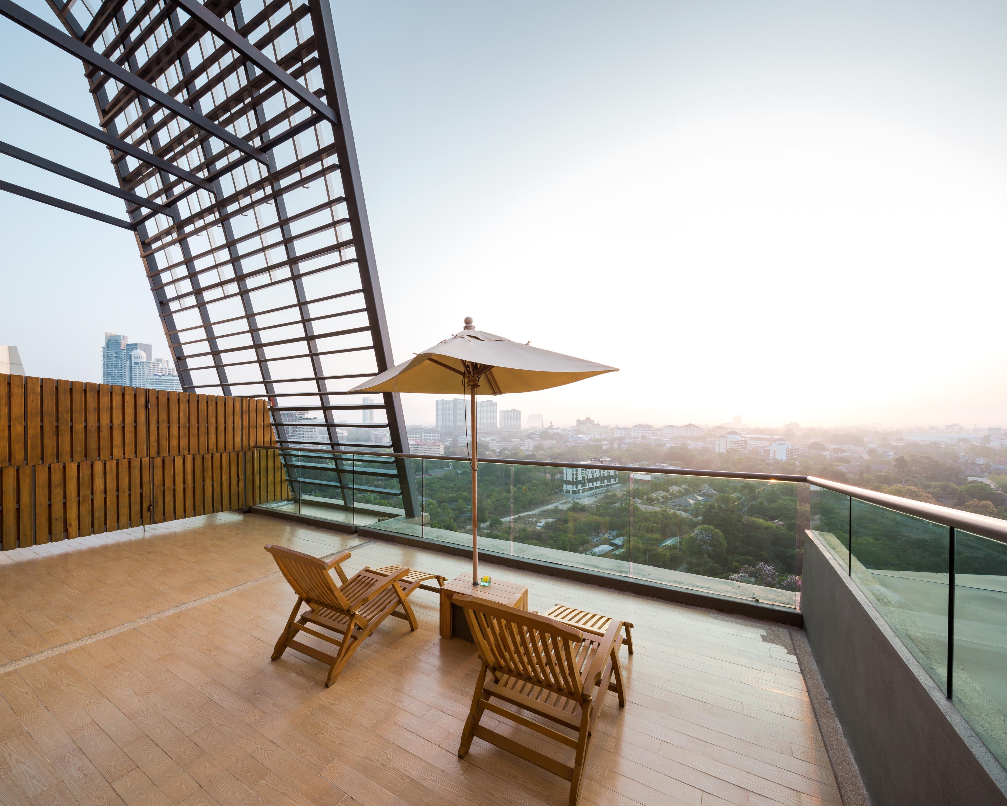 Luxe Tweepersoonskamer met Terras en Zeezicht