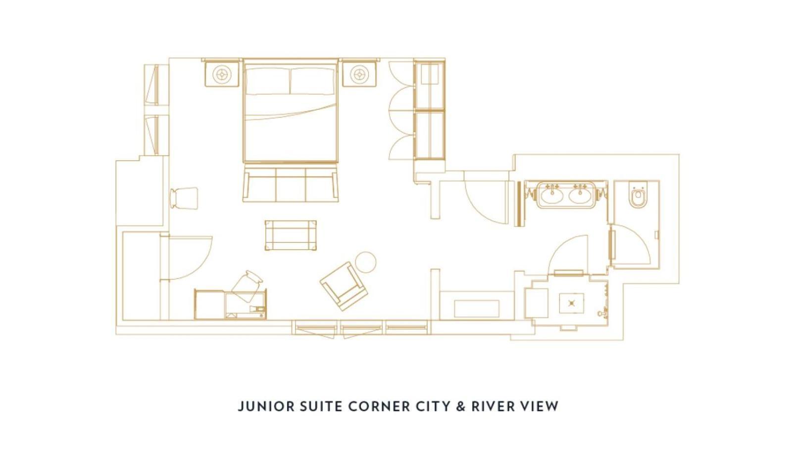 Junior Hoeksuite met Uitzicht op de Stad