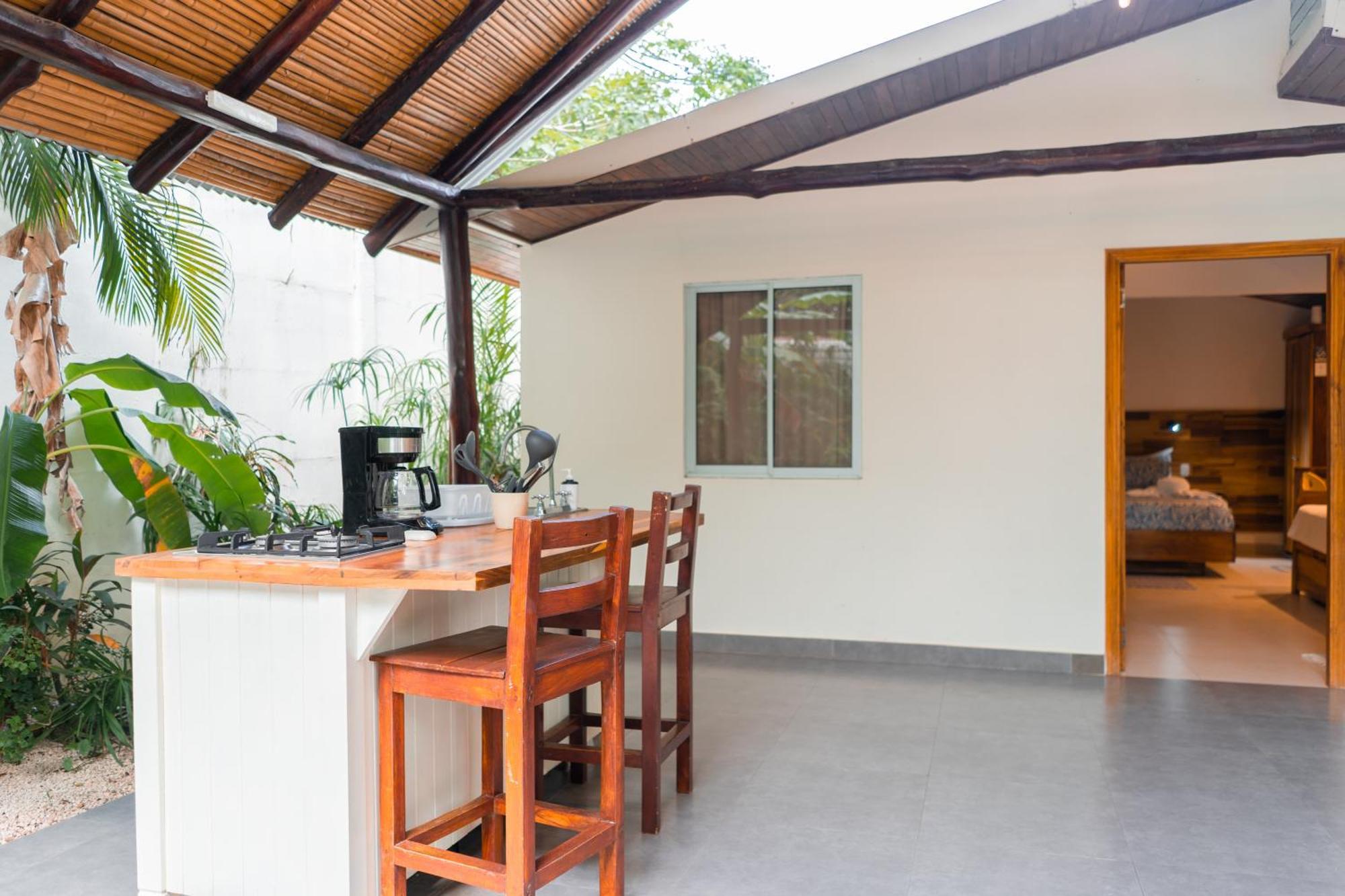 Cabaña con vistas al jardín