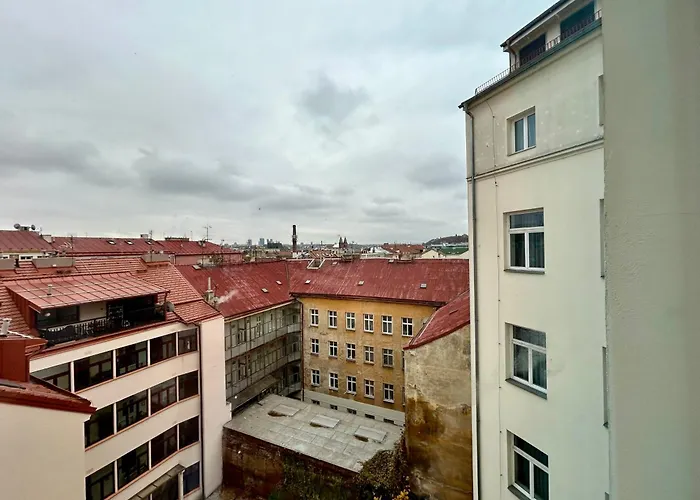Hotel met uitzicht: Red & Blue Design Hotel Prague